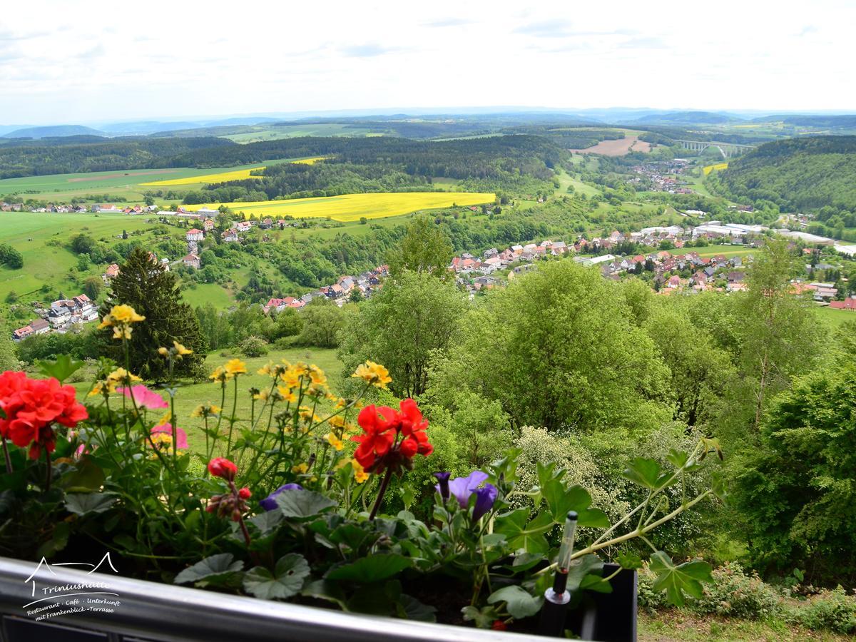 Die Triniushuette "Thueringens Schoenste Aussicht" Hotel Rauenstein Exterior photo